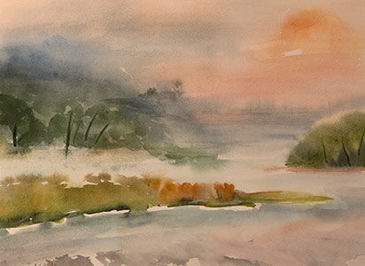 Herbstfarben - Kunstausstellung von Inge Martin